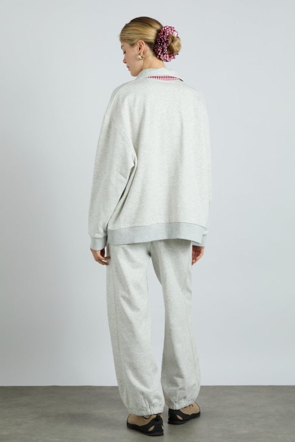 fifi rugby polo - ice grey marl - Image 4